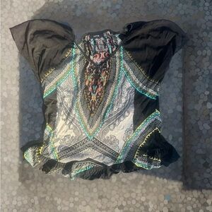 Apt 9 Womens Petite PM Shirt Lightweight Stretch